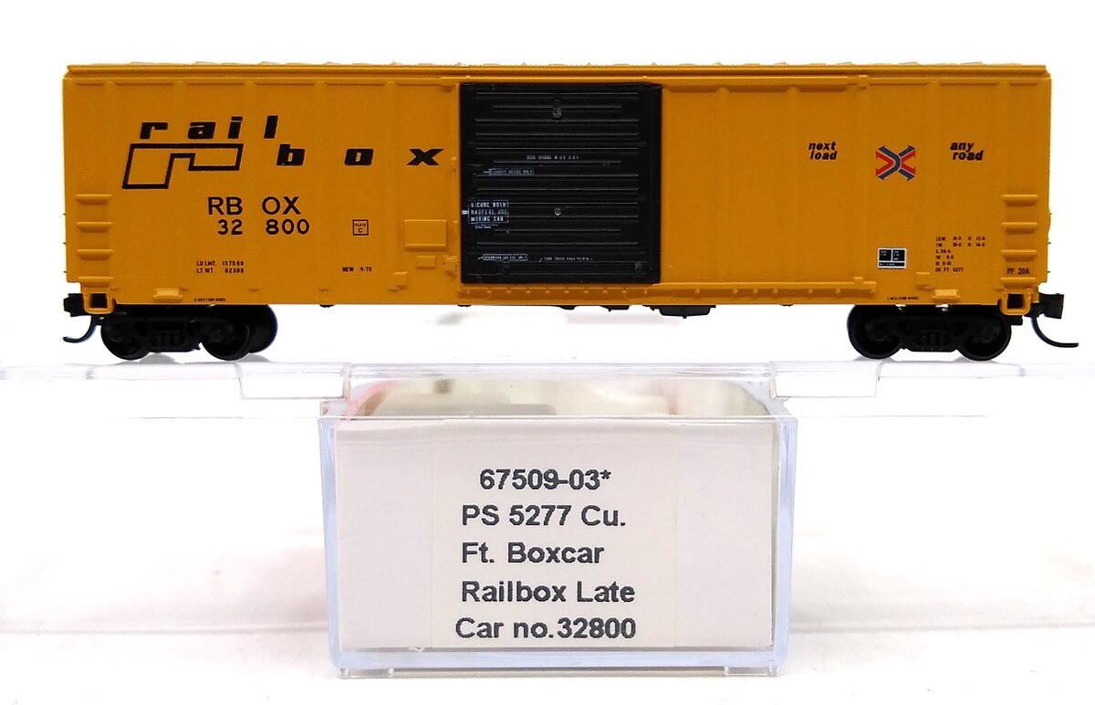 InterMountain 67509-03 N Scale RBOX PS 5277 Cu Ft Box Car #32800 LN/Box