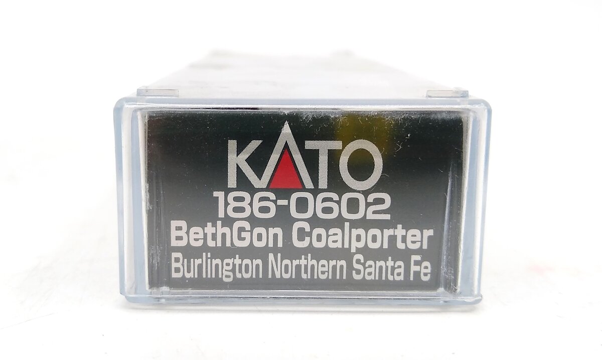 Kato 186-0602 N Scale BNSF BethGon Coalporter Hopper #668518