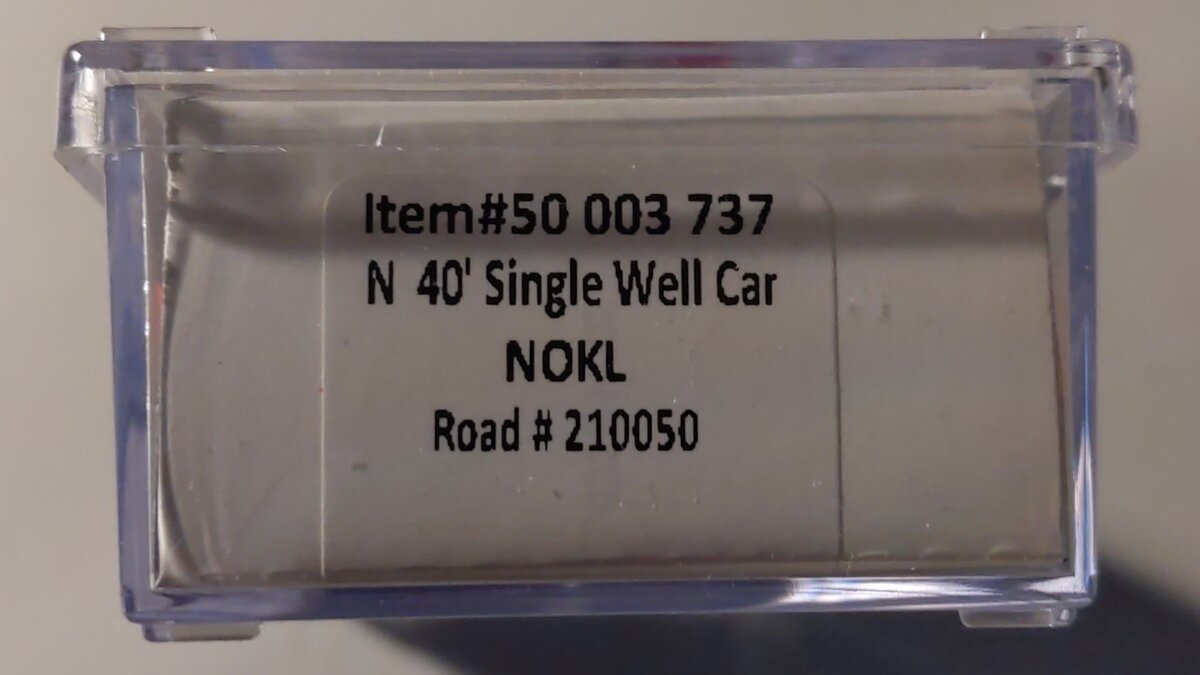 Atlas 50003737 N Scale NOKL 40' Rebuilt Well Car #210050