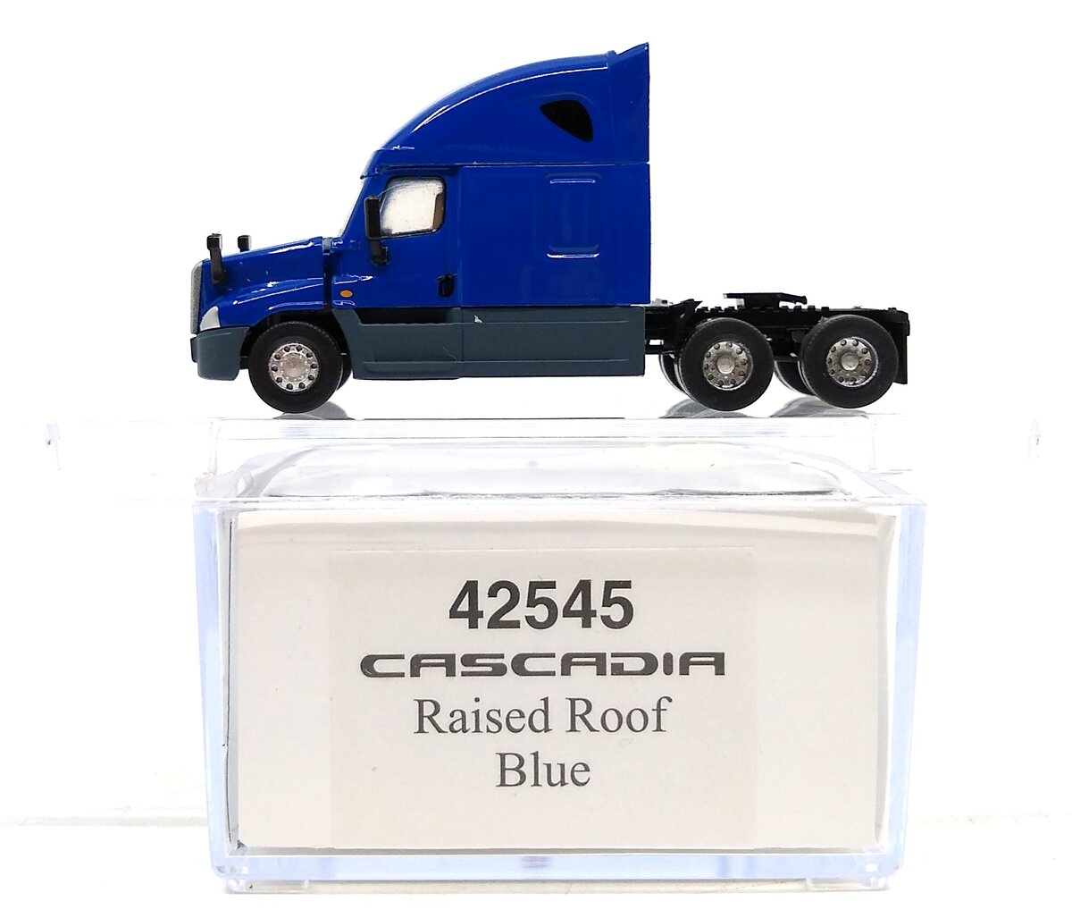 Trainworx Inc 42545 N Freightliner Cascadia Blue Raised Roof Semi-Truck