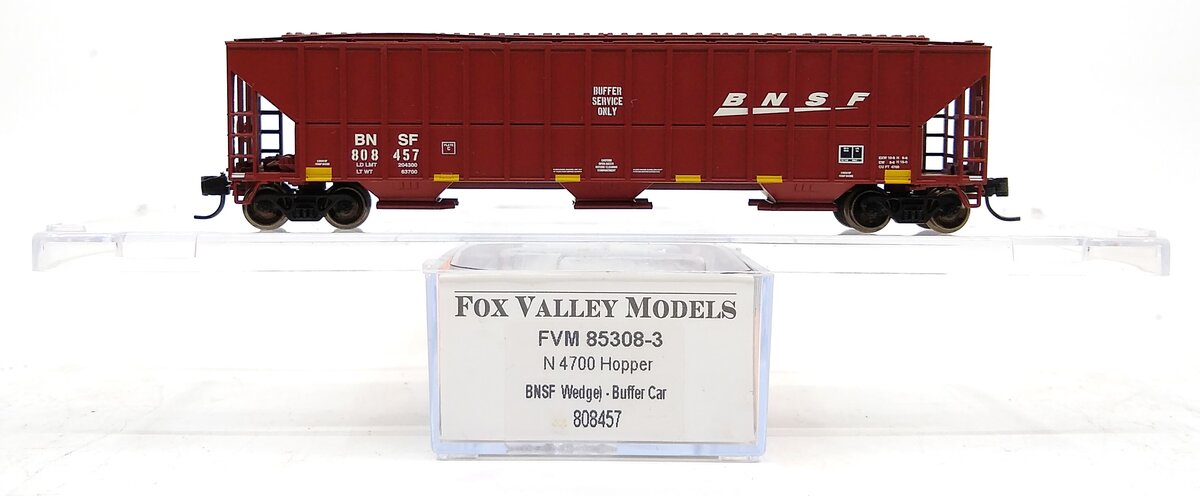 Fox Valley Models 85308-3 N Burlington Northern Santa Fe 4700 Hopper #808457