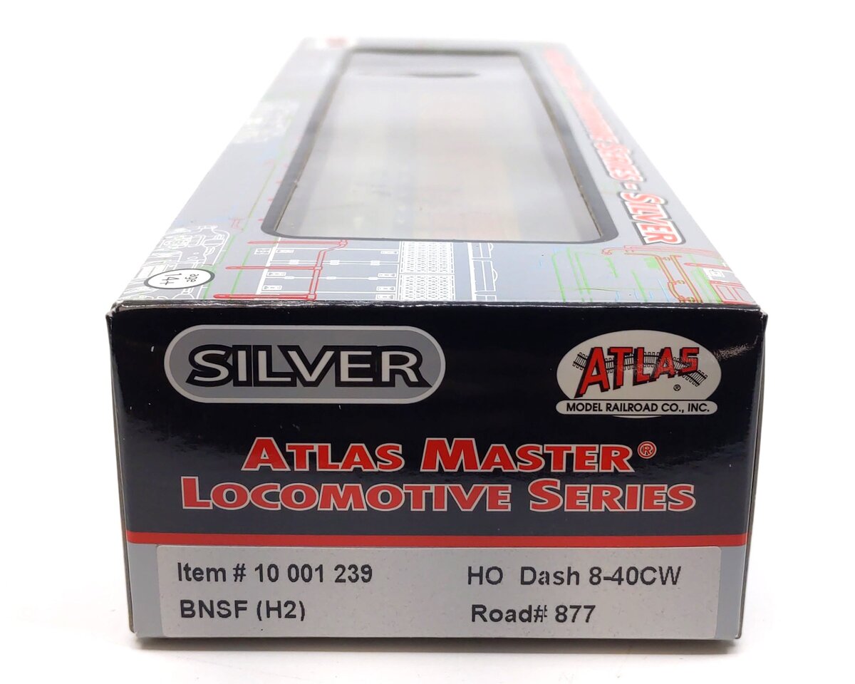 Atlas 10001239 HO Burlington Northern Santa Fe DASH 8-40CW Locomotive #877