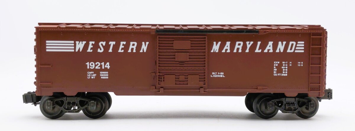 Lionel 6-19214 O Gauge Western Maryland Boxcar #19214 LN