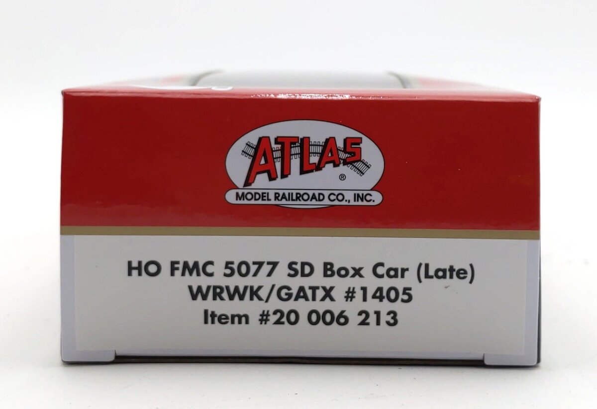 Atlas 20006213 HO WRWK/GATX FMC 5077 SSD Box Car #1405