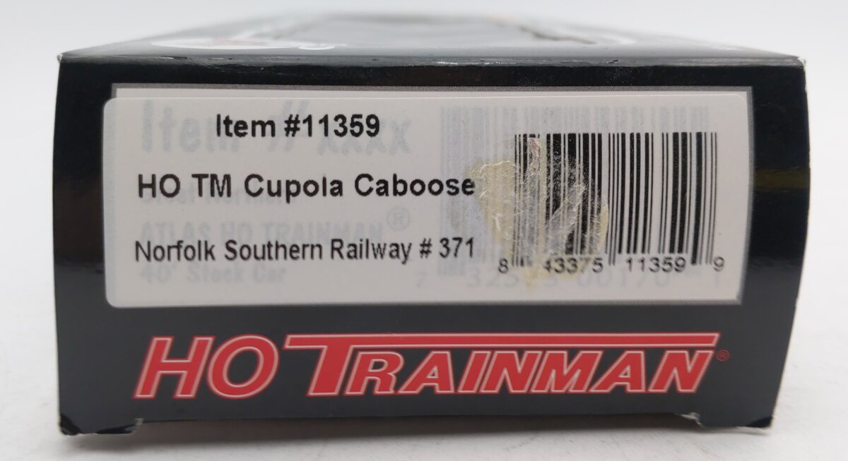 Atlas 11359 HO Scale Norfolk Southern Railway Cupola Caboose #371