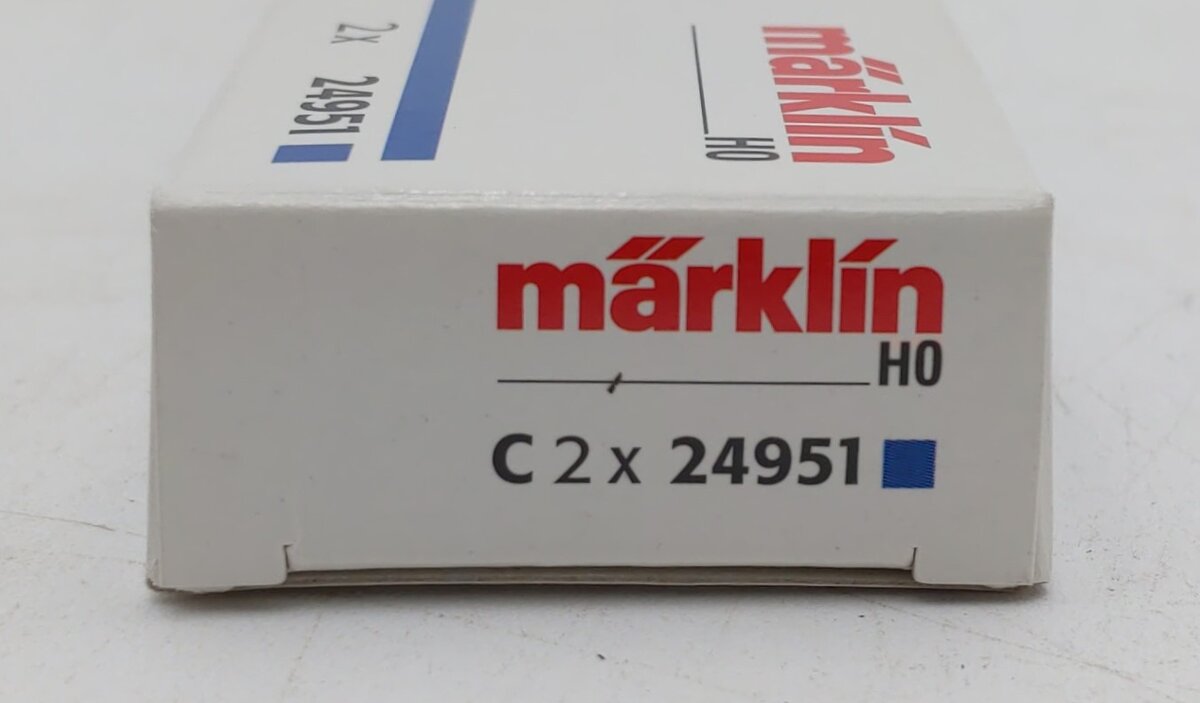 Marklin 24951 M Track to C Track Adapter Track (Box of 2) LN/Box