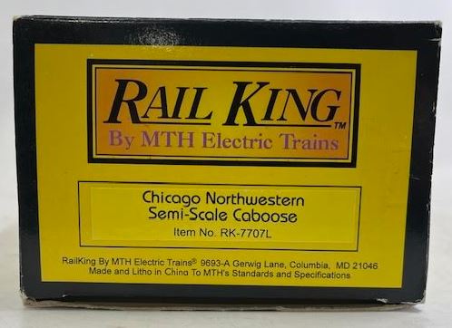 MTH 30-7707-0 O Gauge Semi-Scale Chicago Northwestern Caboose #12560 LN/Box