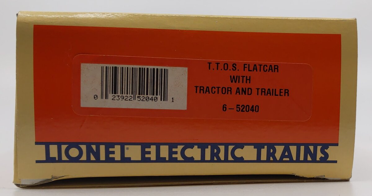 Lionel 6-52040 O Gauge TTOS Grand Trunk Flatcar without Trailer LN/Box
