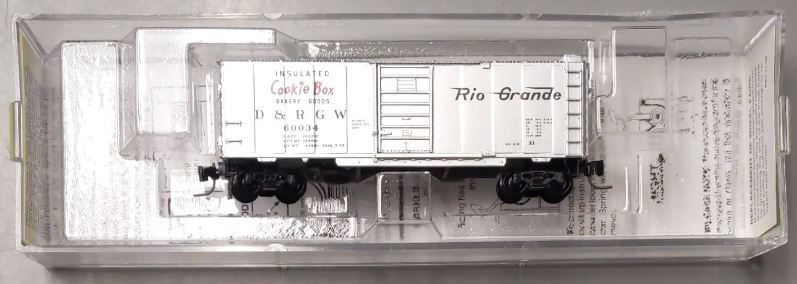Micro-Trains 50000100 Z Scale Denver & Rio Grande Western 40' Boxcar #60034 NIB