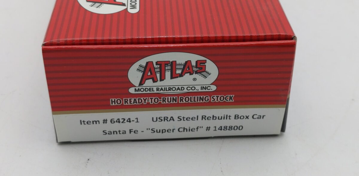 Atlas 64241 HO SF USRA Steel Rebuilt Boxcar Super Chief #148800
