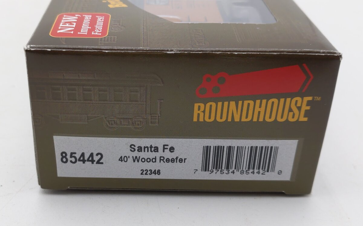 Roundhouse 85442 HO SF 40' Wood Reefer #22346