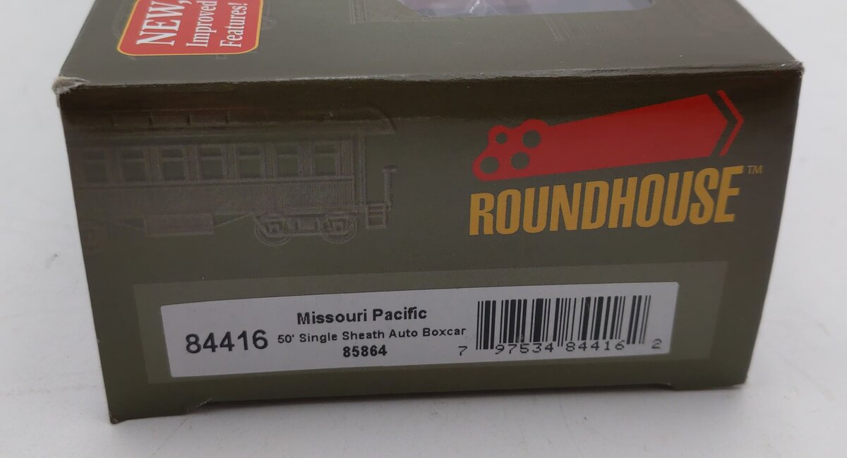 Roundhouse 84416 HO MP RTR 50' Single Sheath Box #85864