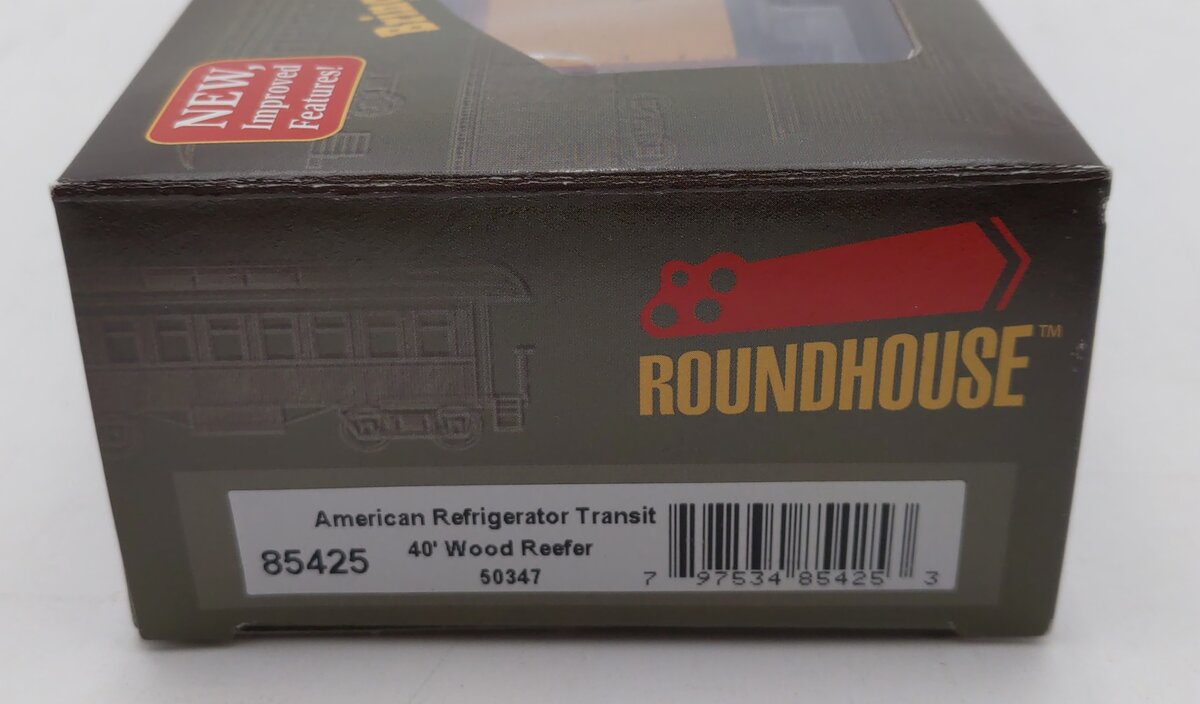Roundhouse 85425 HO ART RTR 40' Wood Reefer #50347
