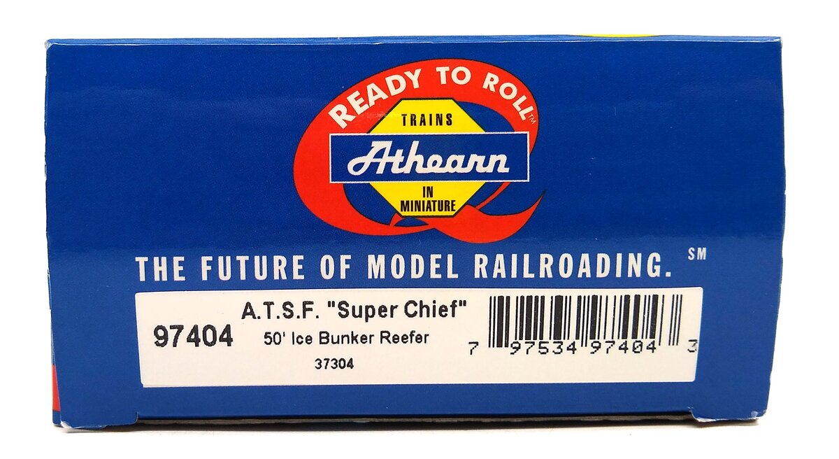 Athearn 97404 HO Scale Santa Fe/Super Chief 50' Ice Reefer #37304