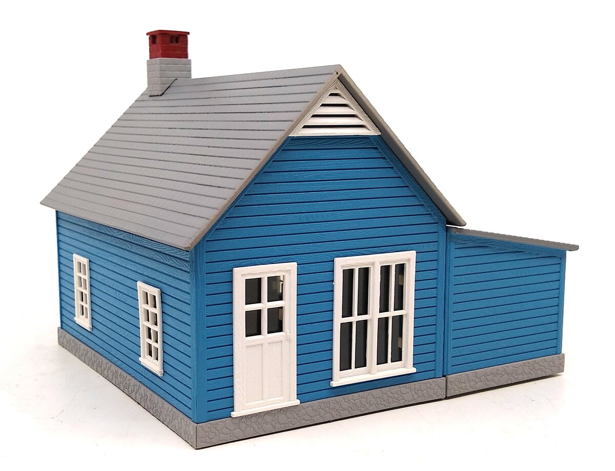 MTH 30-90252 Work House #2 Light Blue & White