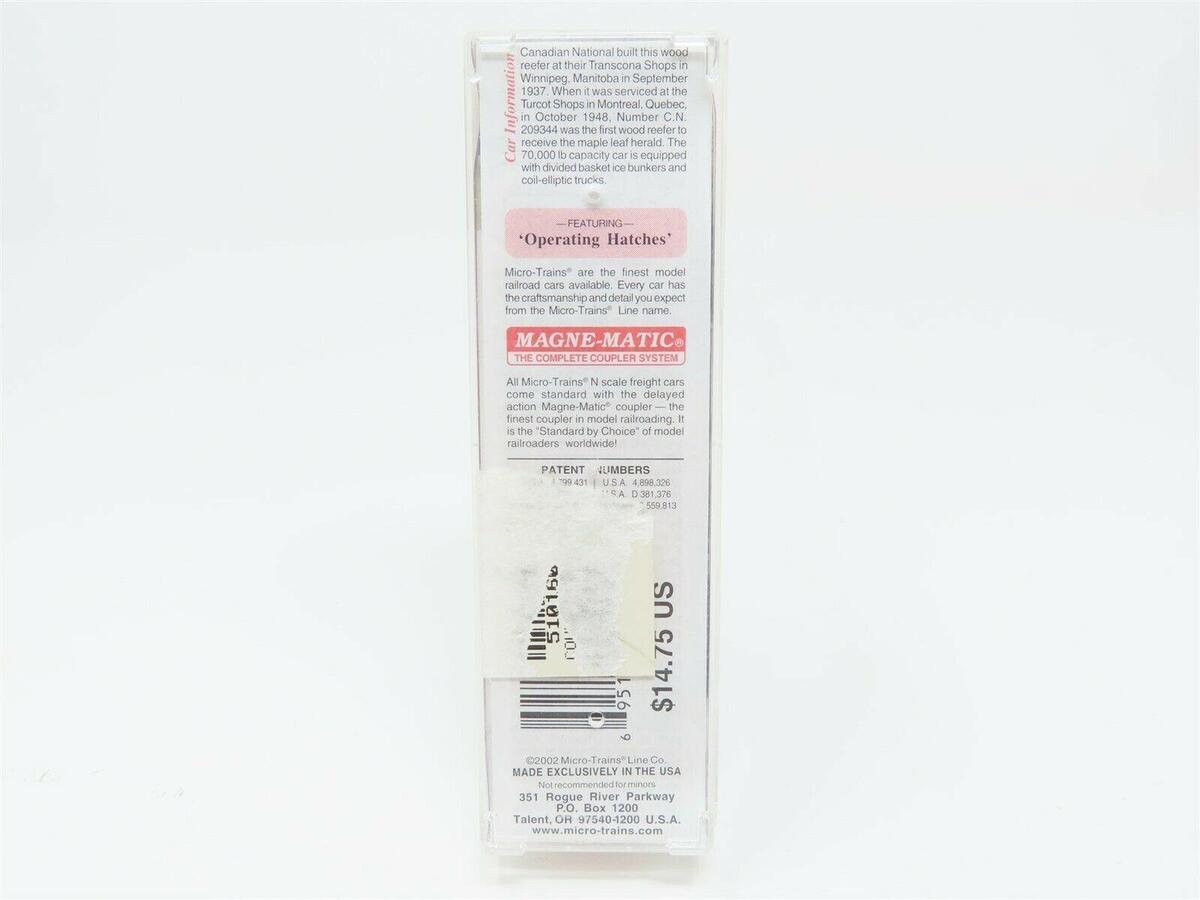 Micro-Trains 04700200 N Canadian National 40' Double Sheathed Reefer #209344 LN/Box