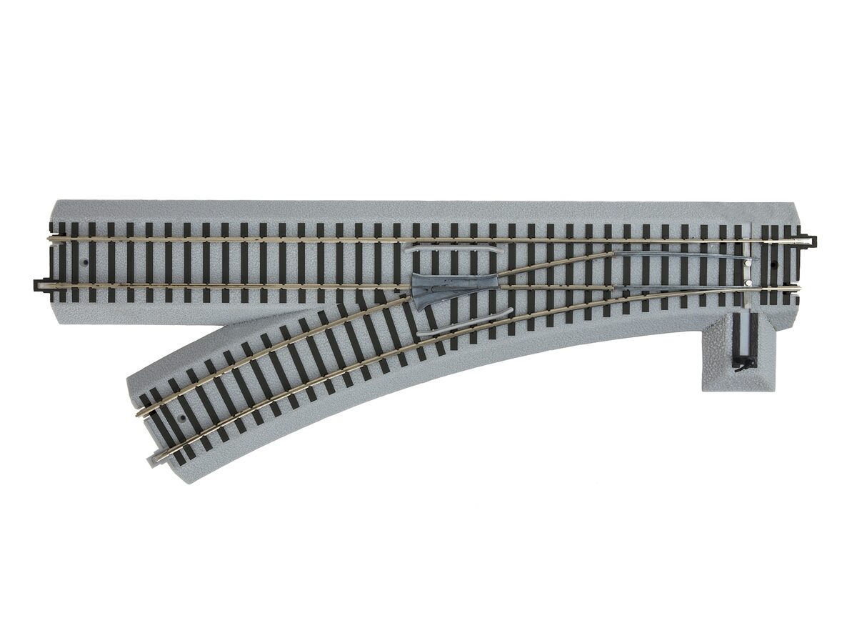 American Flyer 6-49883 S Left Hand R27 FasTrack Manual Switch Turnout