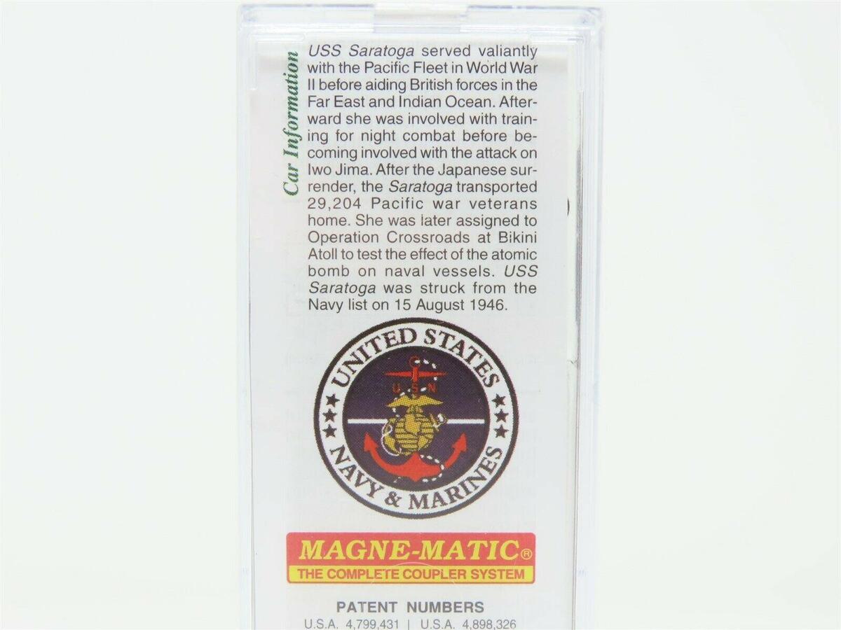 Micro-Trains 03800409 N Scale U.S.S. Saratoga 50' Steel Plug Door Boxcar #CV-3 LN/Box