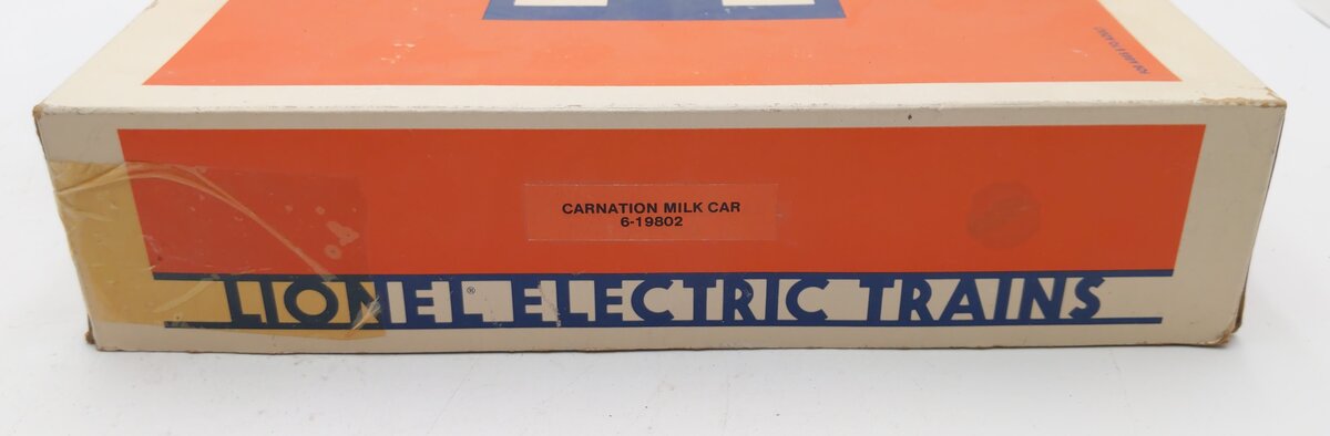 Lionel 6-19802 O Gauge Carnation Operating Milk Car LN/Box