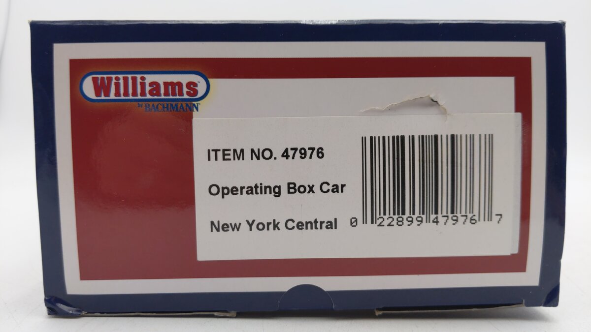 Williams 47976 O New York Central Operating Boxcar #164203