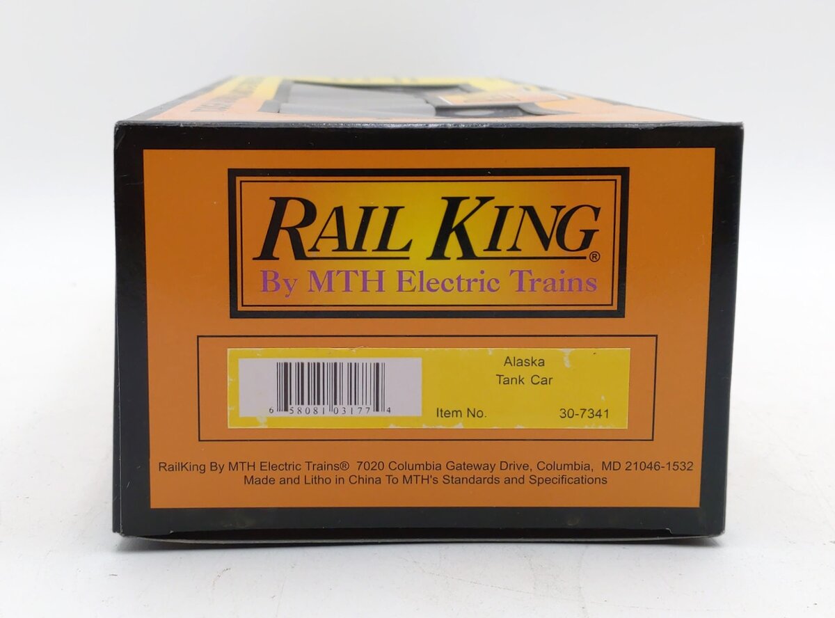 MTH 30-7341 O Gauge Alaska Single Dome Tank Car #40446 NIB