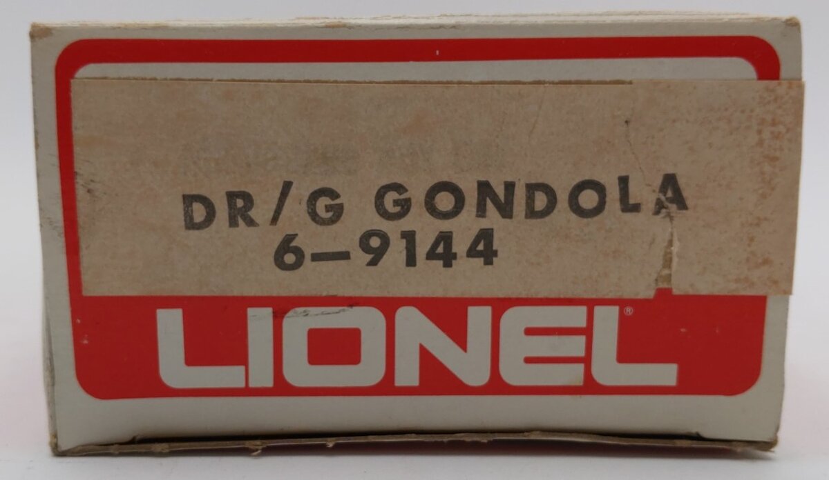 Lionel 6-9144 O Gauge Denver & Rio Grande Western Gondola #9144 LN/Box