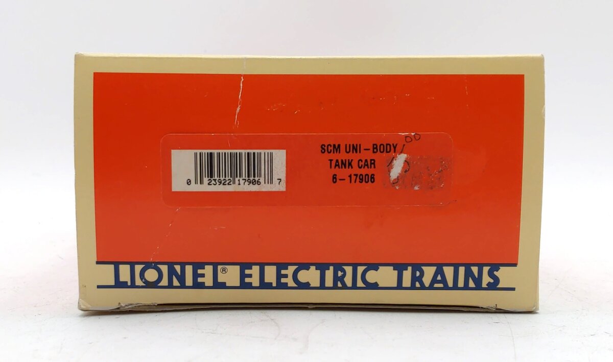 Lionel 6-17906 O Gauge SCM Unibody Tank Car #78286 LN/Box