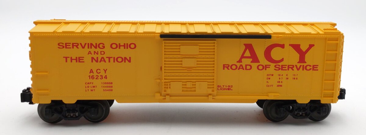Lionel 6-16234 O Gauge Akron, Canton, & Youngstown Boxcar EX/Box