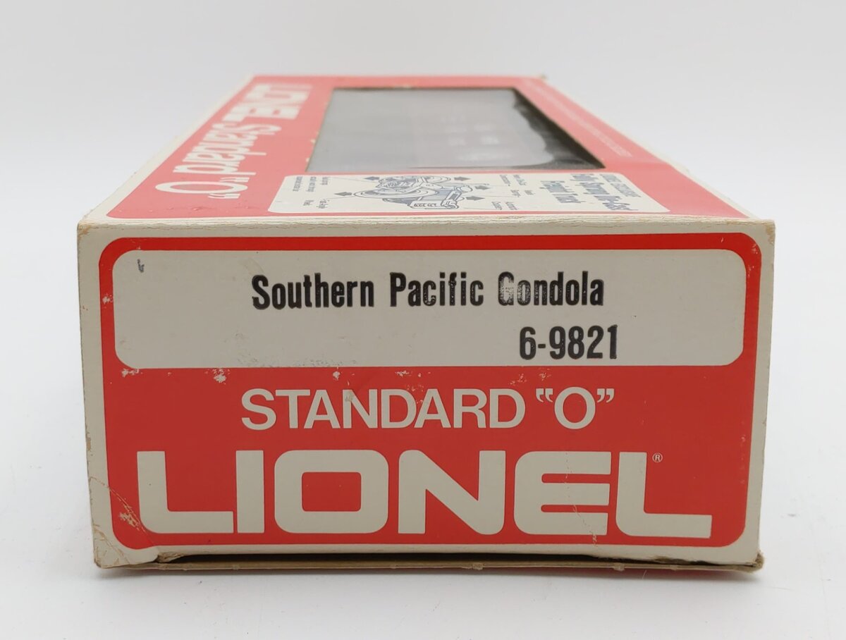 Lionel 6-9821 O Gauge Southern Pacific Gondola w/ Load LN/Box