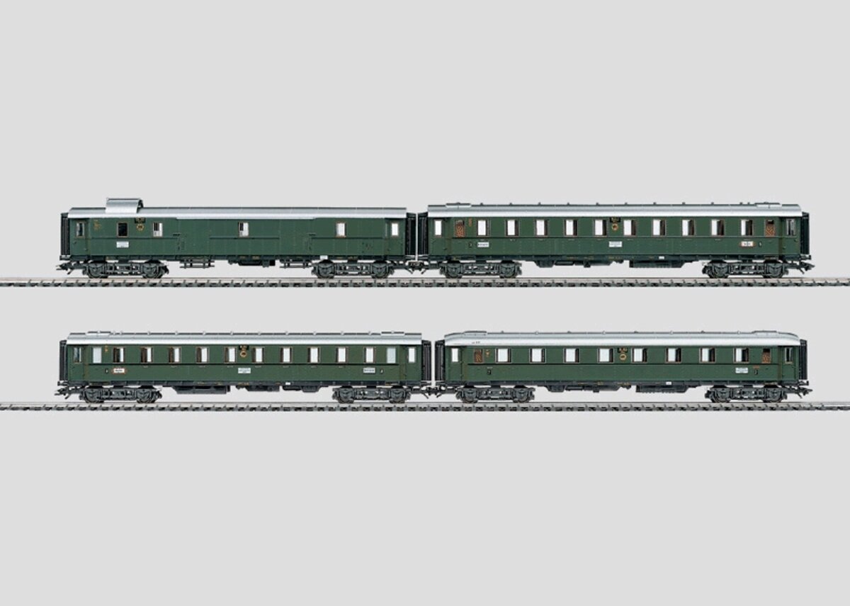 Marklin 42751 HO German State RR 4-Car Passenger Set