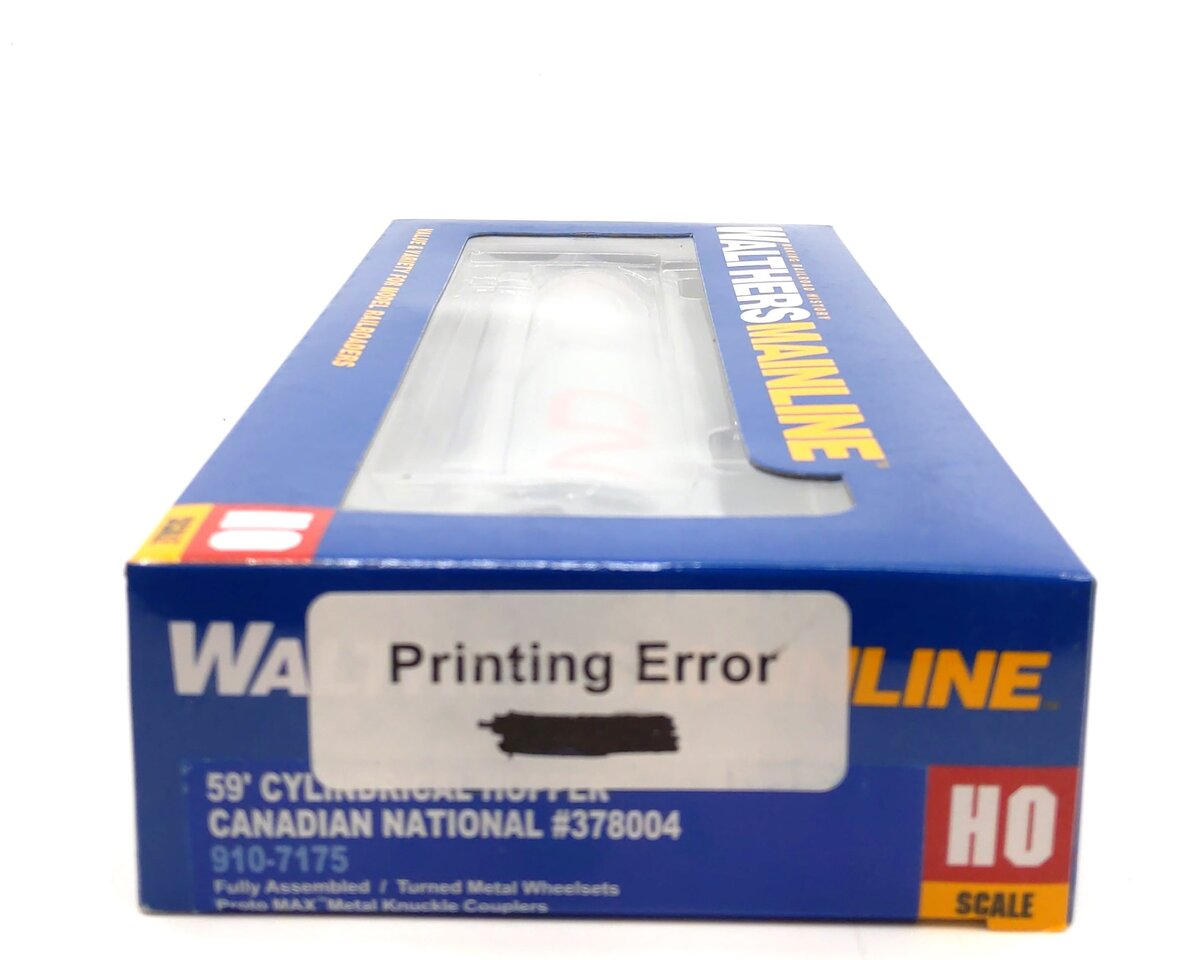 Walthers 910-7175 HO Scale Canadian National 59' Cylindrical Hopper #378004