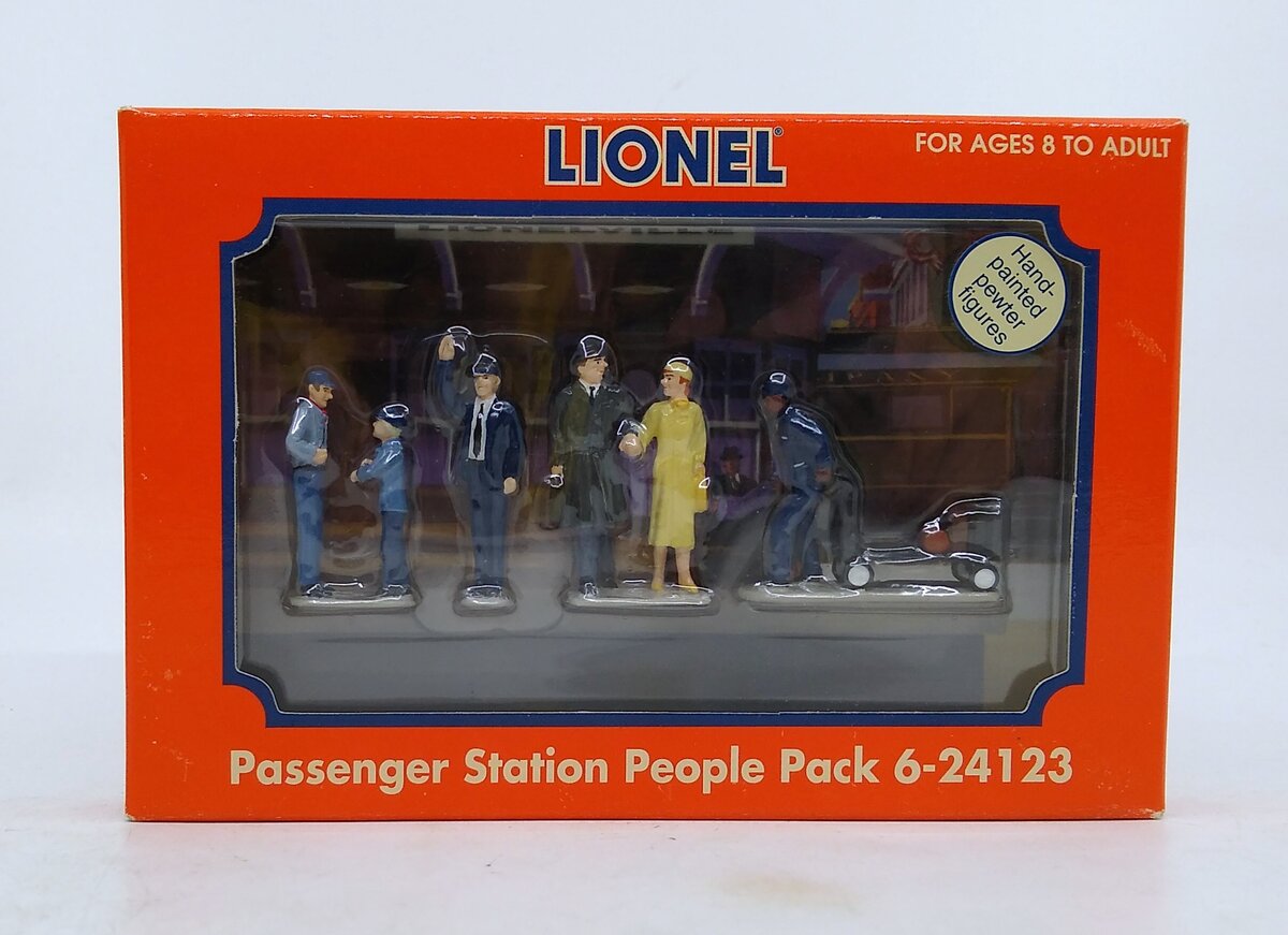 Lionel 6-24123 O Scale Passenger Station People Figures (Set of 6)