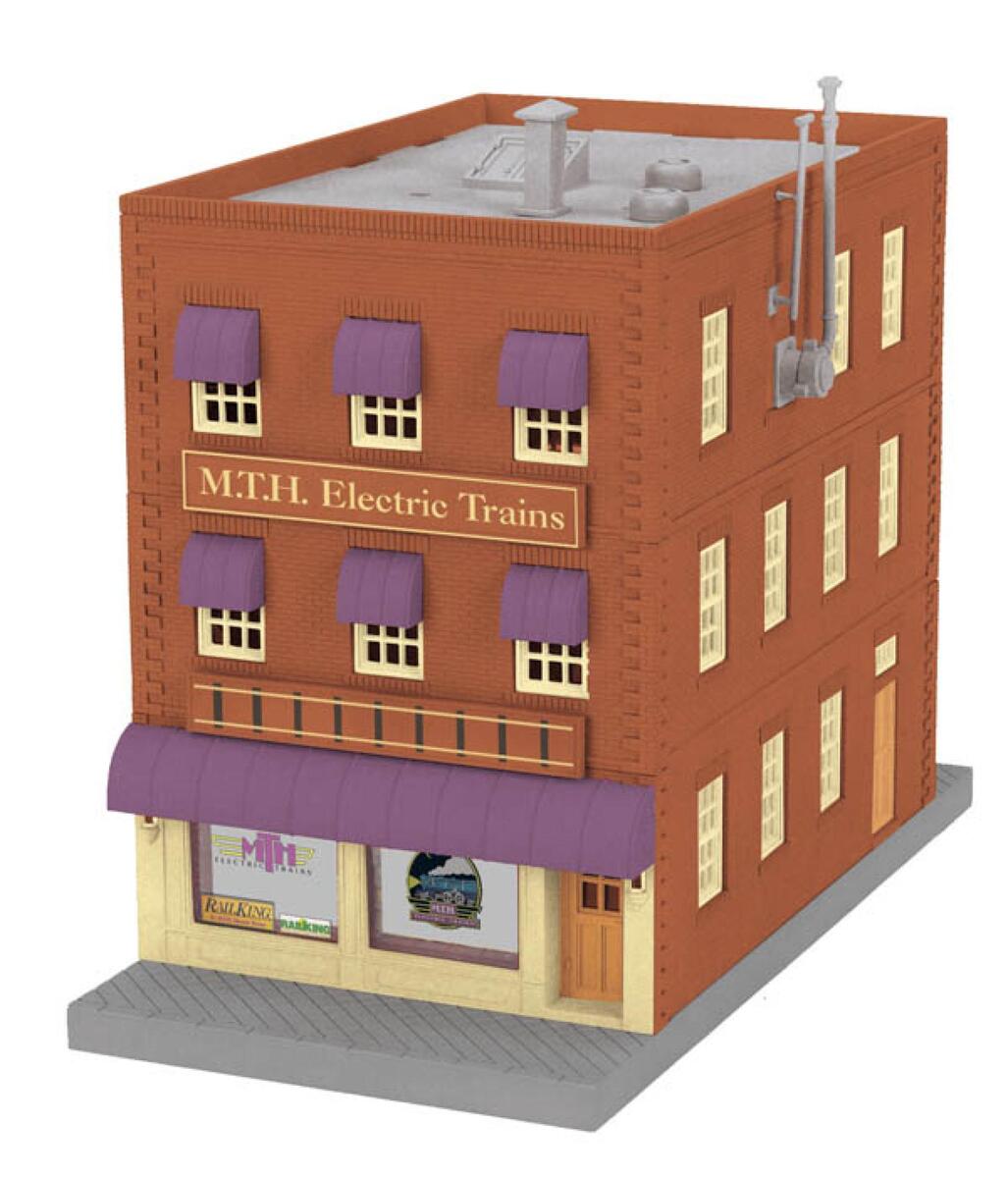 MTH 30-90049 Assembled MTH Train Store 3-Story Building