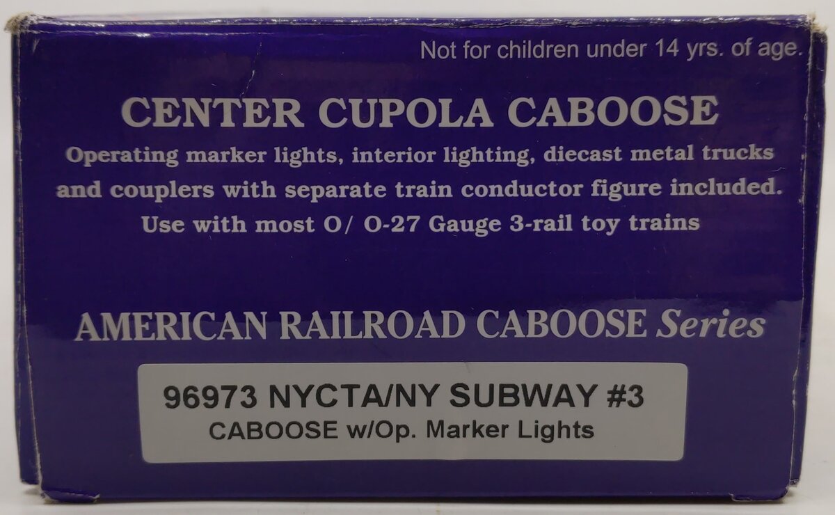 RMT 96973 O Caboose NY Subway #3