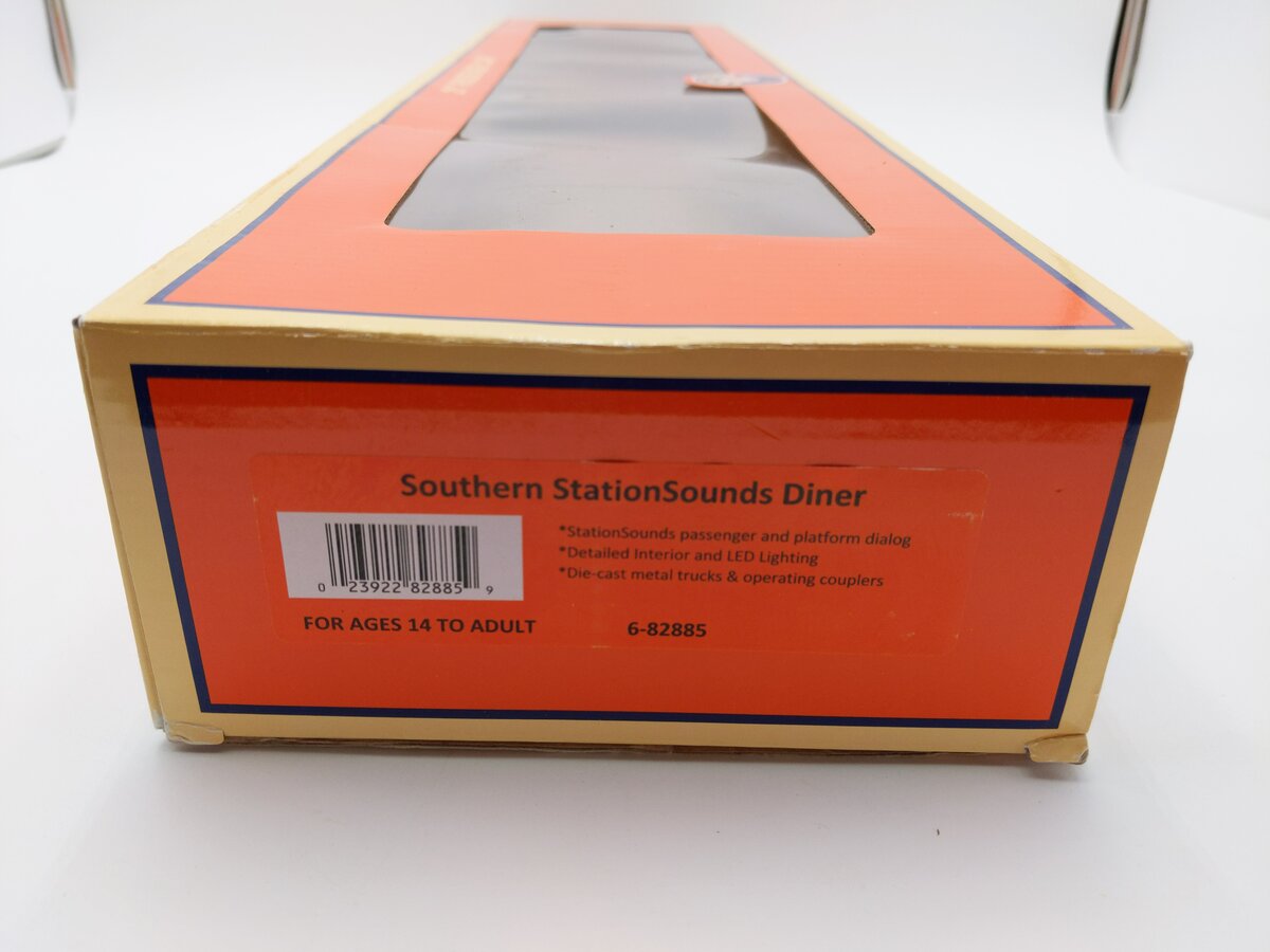 Lionel 6-82885 O Southern 21" Streamlined StationSounds Diner