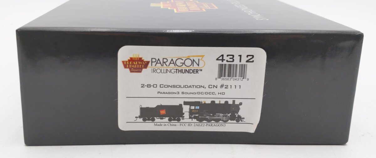 Broadway Limited 4312 HO Canadian National 2-8-0 Consolidation w/ DCC/SND #2111