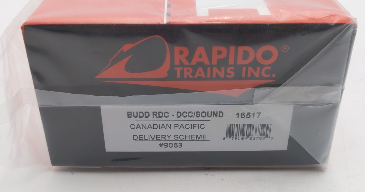 Rapido Trains 16517 HO Canadian Pacific Budd RDC-1 Phase 2 #9063