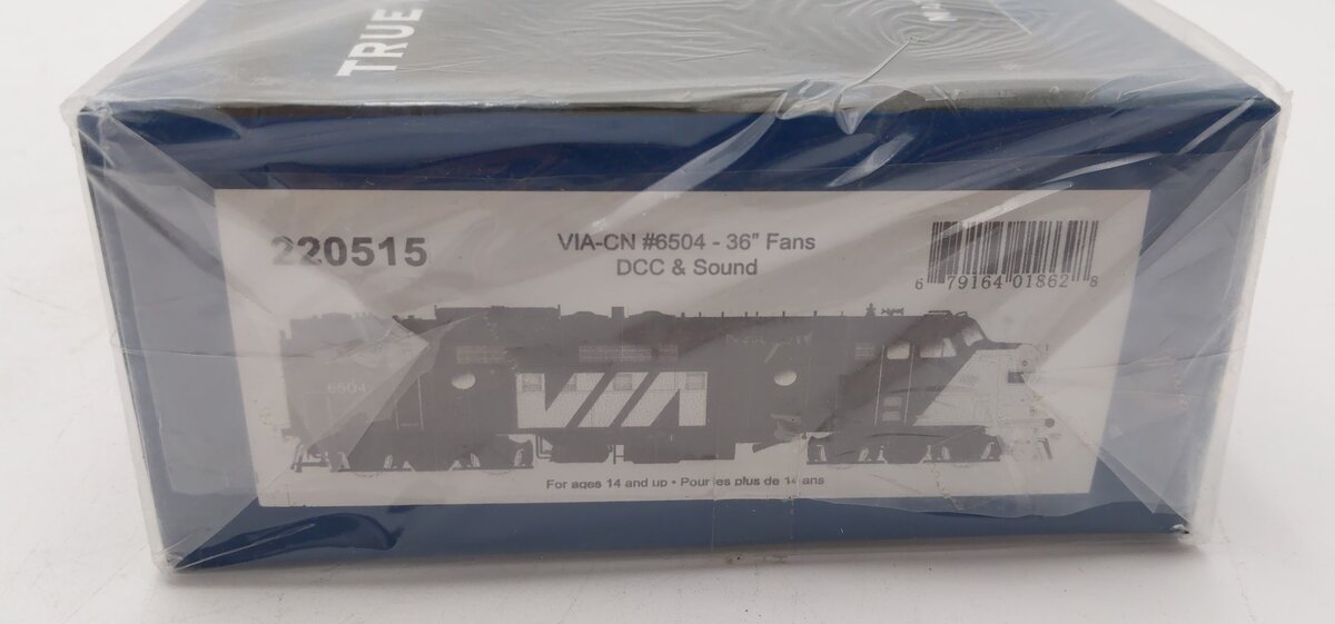 Rapido Trains 220515 HO VIA/Canadian National True North Diesel FP9A #6504