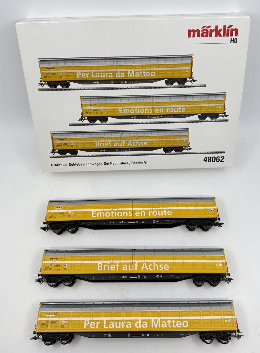 Set De Wagons Postaux CFF Märklin 48062 - Échelle HO, Neuf