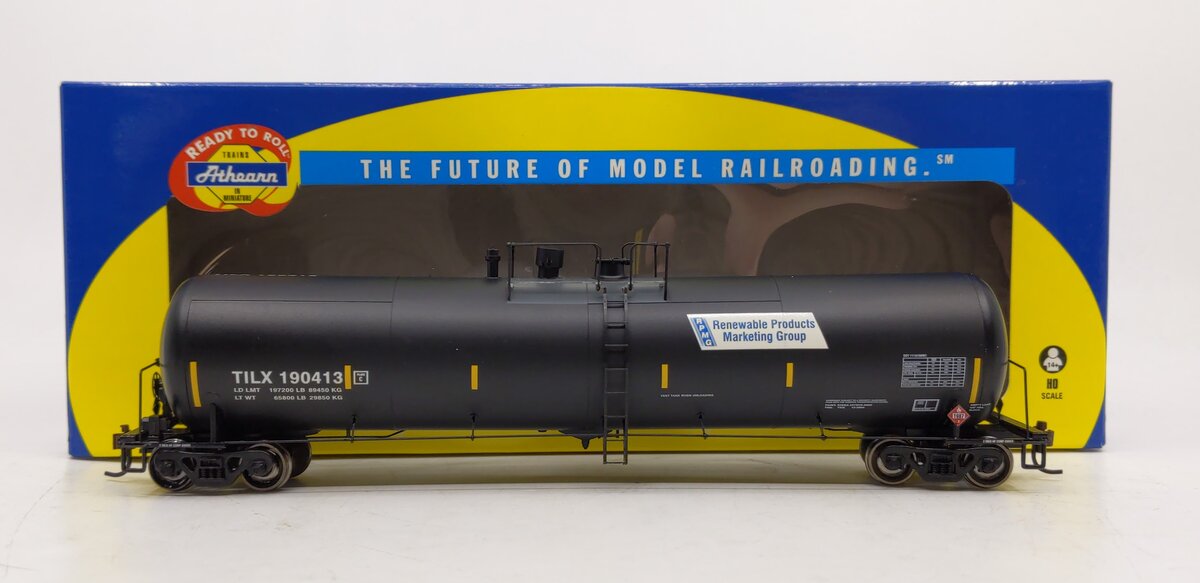 Athearn 93897 HO Scale TILX 30,000-Gallon Ethanol Tank Car #190413