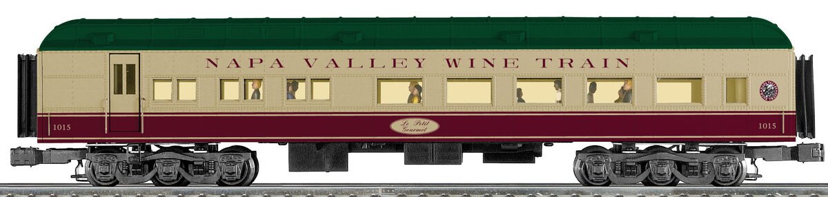 Lionel 6-22613 O Napa Valley 15'' Heavyweight Passenger Car 4-Pack