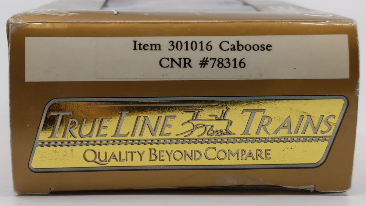 True Line Trains 301016 HO Scale Canadian National Caboose #78316 LN/Box