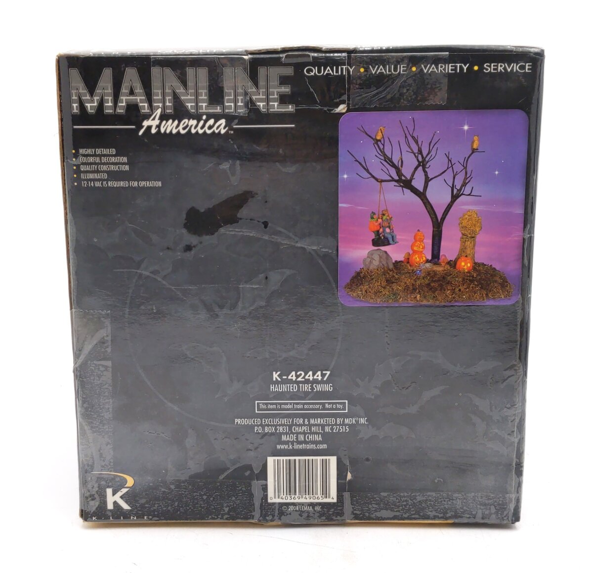 K-Line K42447 O Halloween Haunted Tree Swing Accessory