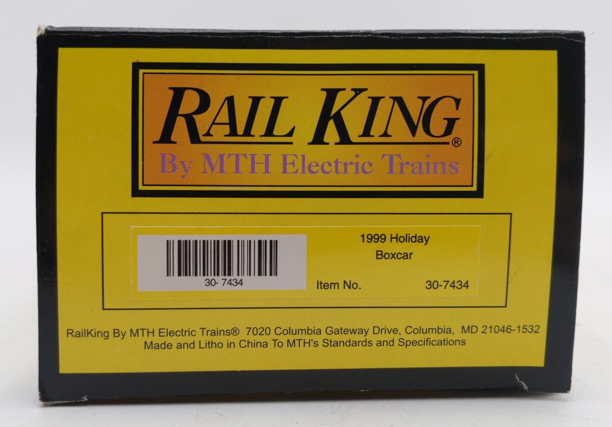 MTH 30-7434 O Gauge 1999 "The Little Drummer Boy" Holiday Box Car LN/Box
