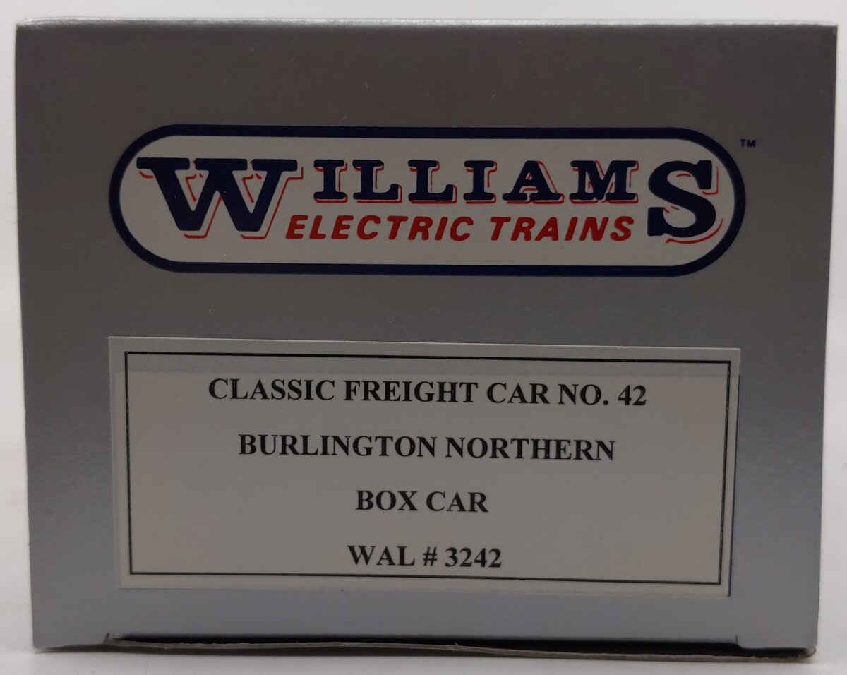 Williams WAL 3242 O Gauge Burlington Northern Box Car #9209 LN/Box