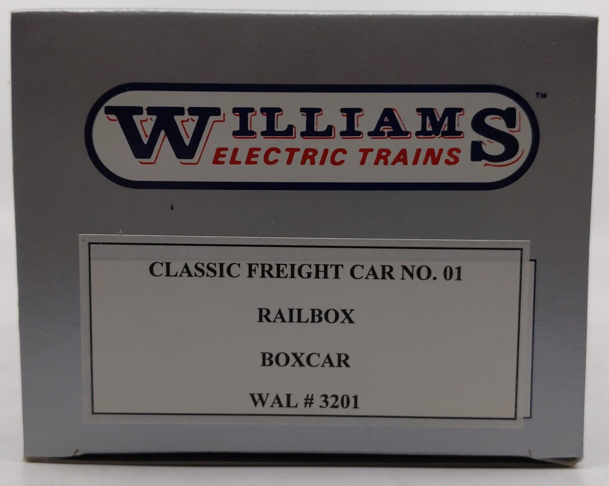 Williams 3201 O Gauge Railbox Box Car #12473 EX/Box