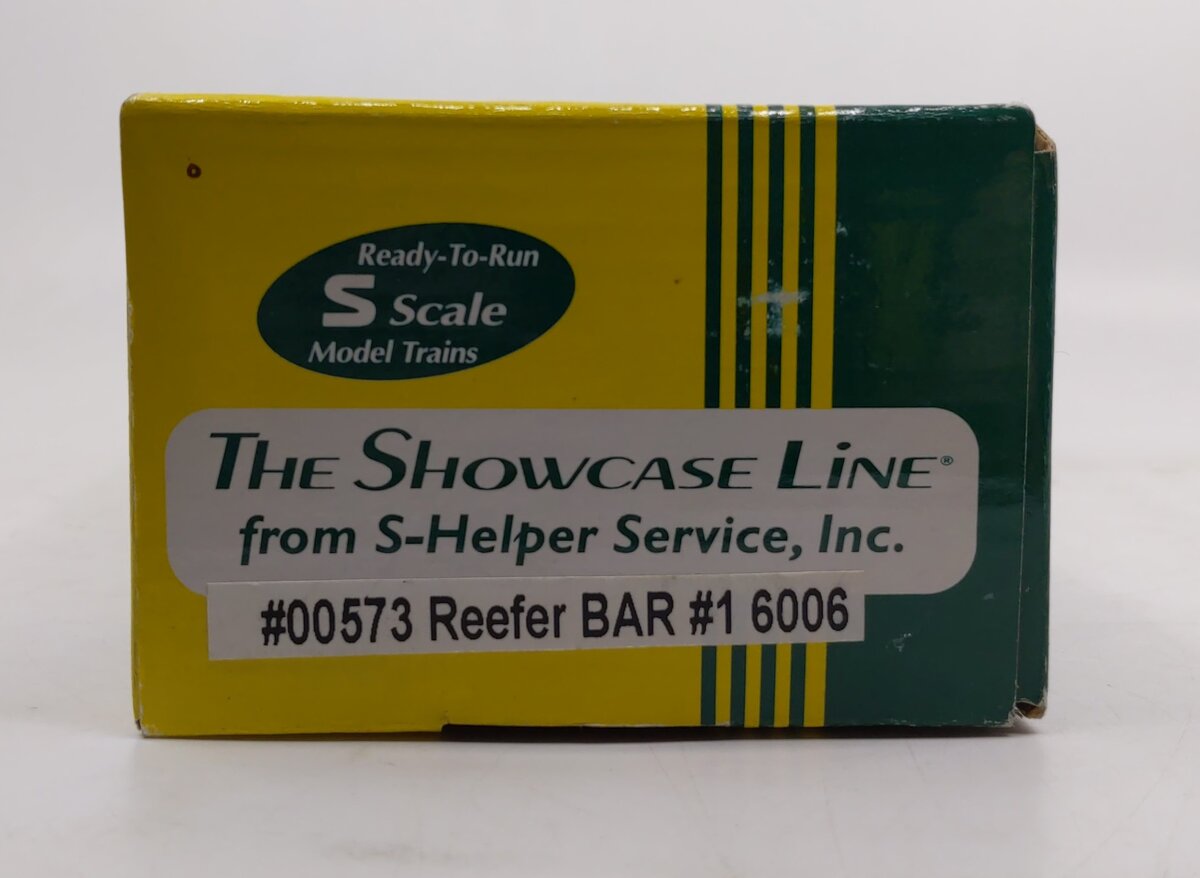 S-Helper 00573 S Scale BAR Maine Potatoes Wood Sided Reefer Car #6006 LN/Box