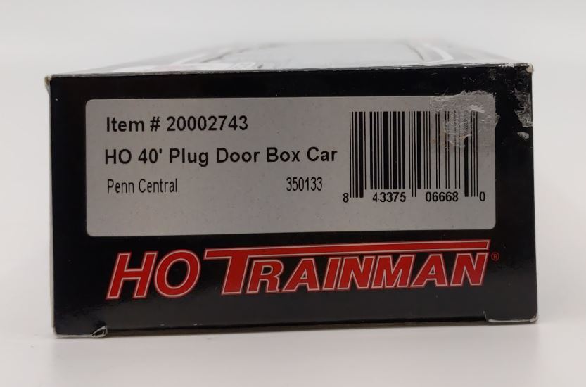 Atlas 20002743 HO Penn Central Trainman 40' Plug Door Box Car #350133