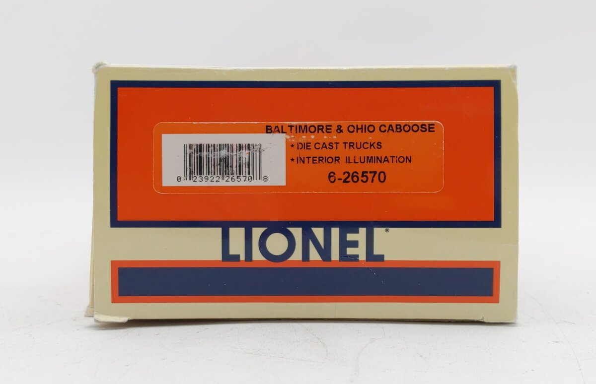 Lionel 6-26570 O Gauge Baltimore & Ohio Caboose #C295