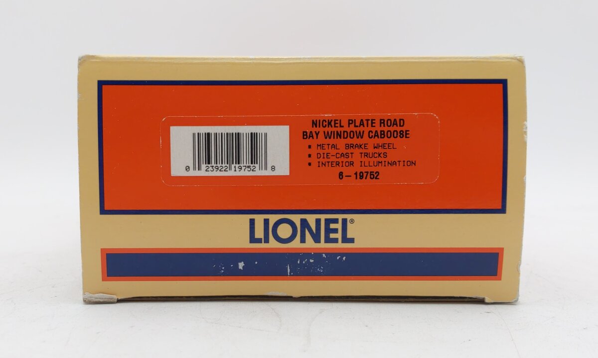 Lionel 6-19752 O Gauge Nickel Plate Road Bay Window Caboose #407 LN/Box